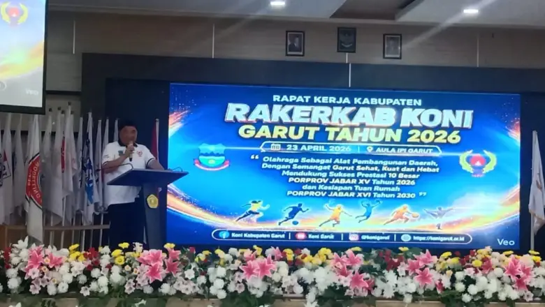 Rakerkab KONI Garut 2026 Matangkan Target 10 Besar Porprov Jawa Barat