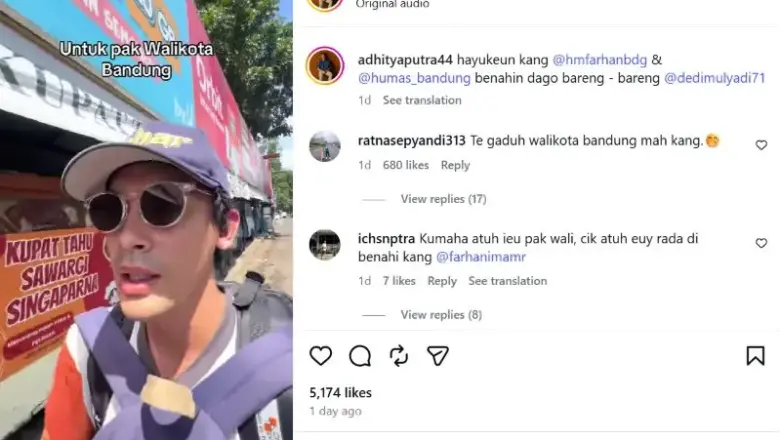Keluhan Trotoar Bandung Kembali Muncul, Warga Desak Penataan PKL