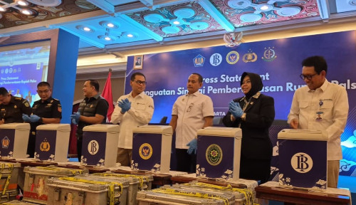 BI Bersama Polri Musnahkan 466.535 Lembar Uang Rupiah Palsu