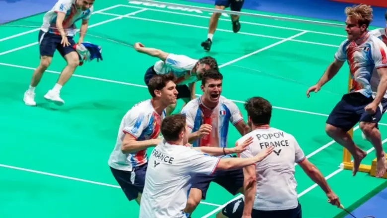 Prancis Cetak Sejarah Raih Medali Pertama di Piala Thomas