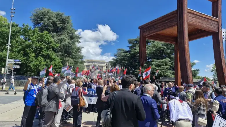 Delegasi Pekerja Dunia Gelar Aksi Solidaritas untuk Palestina di Tengah Sidang ILC ke-114 di Jenewa