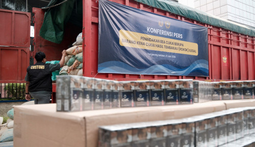 Bea Cukai Sita 8,2 Juta Batang Rokok Ilegal Senilai Rp12,68 Miliar