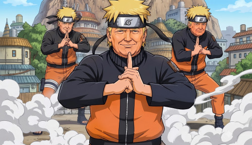 Trump Kerap Pakai AI Anime, Kini Diserbu Netizen Gegara Unggah Dirinya jadi Naruto