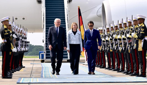 Presiden Jerman Frank-Walter Steinmeier Tiba di Jakarta, Awali Kunjungan Kenegaraan Perkuat Kemitraan Strategis Indonesia–Jerman