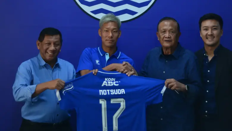 Resmi Berseragam Persib, Gakuto Notsuda Pilih Nomor Punggung 17