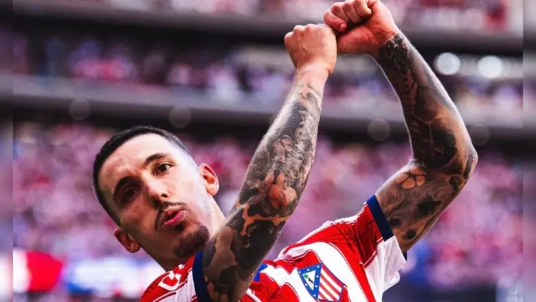 Bintang Barcelona menirukan Selebrasi Pemain Atletico Madrid di Derby