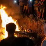 Diduga Hendak Membegal, Motor Pelaku Dibakar Warga Cikalongwetan