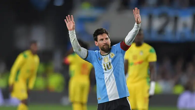 Lionel Messi Cetak Gol di Laga Perpisahan Bersama Argentina